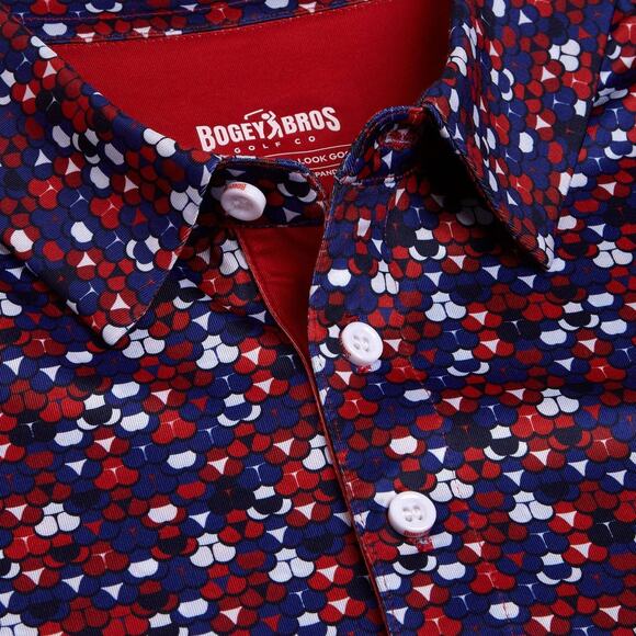 Bogey Bros Golf Co - Whale Tail - Freedom Cheeks - Polo - Picture 3 of 6